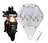 Porta etichetta fiscale per motocicletta - Supporto esagonale per targhette | Supporto in alluminio con per appendere carte e etichette su scooter o moto