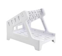 Porta etichette per stampante termica - Supporto organizer per rotoli di spedizione, supporto per dispenser di adesivi da tavolo, accessorio per etichette Fanfold | Supporto per stampante termica