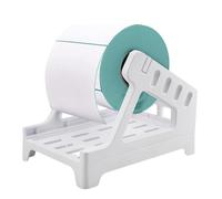 Porta etichette termiche - 20 x 13,5 x 15,5 cm, porta etichette termiche per rotoli ed etichette piegate a ventaglio, supporto per etichette per la spedizione diretta da scrivania, accessorio per
