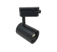Porta faretto da binario con attacco gu10 faro orientabile per soffitto nero p26