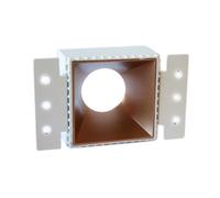 PORTA FARETTO DA INCASSO LAMPADINE LED GU10 7WATT PER CONTROSOFFITTO CARTONGESSO