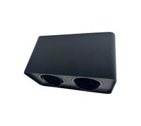 Porta faretto doppio supporto orientabile montaggio da soffitto nero p342n