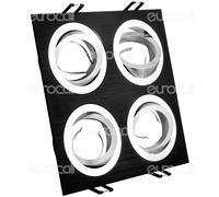 Porta Faretto MULTIPLO Incasso Lampadine LED Portafaretto GU10 MR16 GU5.3 COB?