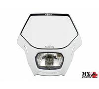 PORTA FARO MATRIX HONDA CRF 450 X 2004-2016 RACETECH R-MASKBN00007 BIANCO