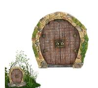 Porta Fata In Miniatura - Porte Fate In Legno Fata, Decorazioni Per La Casa 'albero | Porte A Porte Multicolori Porte Per Alberi All'aperto, Mini Giardino In Miniatura, Arredamento Da Giardino, Ac