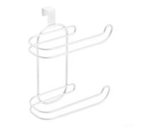 Porta fazzoletti da bagno in ferro dal design moderno, per qualsiasi ambiente domestico (bianco)