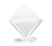 Porta fazzoletti da cocktail in acrilico trasparente trasparente porta tovaglioli, mensola decorativa moderna, ideale per sala da pranzo, cucina, soggiorno, caffetteria