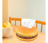 Porta fazzoletti da scrivania per hamburger, scatola di carta igienica per