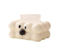 Porta fazzoletti da tavolo for uso domestico, rettangolare, con naso, creativo, porta, tovaglioli, organizer, design a bolle(Black Nose)