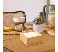 Porta fazzoletti di bambù, porta carta, distributore di tovaglioli, porta carta