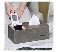 Porta Fazzoletti In Pelle Con Due Piccoli Reticoli, La Scelta Migliore Per Fare Regali Agli Amici - Porta Fazzoletti Da Cucina(Caffè)