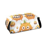 Porta fazzoletti in pelle da appendere per auto, riutilizzabile, distributore automatico di fazzoletti, mostri a forma di zucca