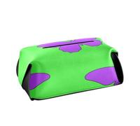 Porta fazzoletti in pelle Porta tovaglioli da auto da appendere con cinghie regolabili e cerniera Accessori auto riutilizzabili Farfalla Verde fluorescente Graffiti