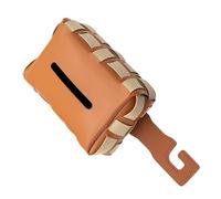 Porta fazzoletti per auto, organizer per tovaglioli sul sedile posteriore, dispenser in pelle PU con design a gancio, compatta da appendere per interni, sedile posteriore del veicolo o uso