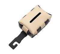 Porta fazzoletti per auto, organizer per tovaglioli sul sedile posteriore, dispenser in pelle PU con design a gancio, compatta da appendere per interni, sedile posteriore del veicolo o uso