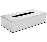 Porta fazzoletti rettangolare Stalwart CF121, colore: Cromato