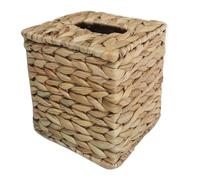 Porta fazzoletti rustico fatto a mano, scatola fatta a, tovagliolo in giacinto d'acqua intrecciato a for la tavola Per Bar Bagno Ufficio Auto