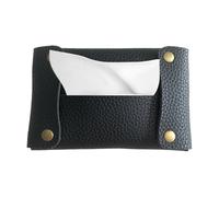 Porta fazzoletti tascabile, custodia in morbida pelle PU, custodia da viaggio riutilizzabile, mini borsa portatile, organizer compatto per carta, contenitore leggero per fazzoletti per auto e ufficio