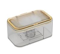 Porta fazzoletti trasparenti - Dispenser di tovaglioli da parete rettangolare per bagno, casa, lavanderia, bar