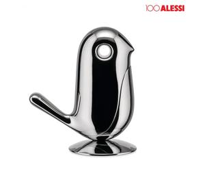 Porta fermagli MAGNETICO in zama cromata , CHIPS Alessi