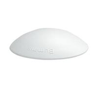 Porta Fermaporta, BUMMSI - in plastica - Diametro 50 mm - ALTEZZA ca. 14 mm - disponibile in vari colori - singolarmente, come un pacco da o in confezione da pezzi, 10 Stück, bianco, 1