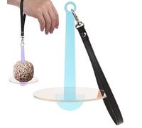 Porta filati da polso, dispenser portatile per fili, dispenser per fili in acrilico staccabile per lavorare a maglia, riutilizzabile per la casa, supporto leggero per gomitoli per evitare grovigli di