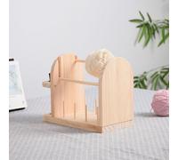 Porta filato in legno per lavorare a maglia e uncinetto, gomitolo di filato,