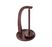 Porta filato per uncinetto con attacchi magnetici, con rotazione regolare, supporto per gomitoli in legno per lavorare a maglia e uncinetto, regalo per gli amanti del lavoro a maglia (marrone)