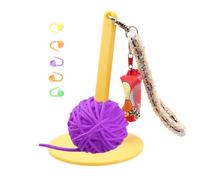 Porta filato | Supporto per gomitoli | Portatile Storage Crochet Forniture per maglieria Palla Minder Organizer per gli amanti del mestiere