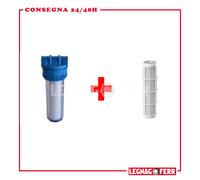 Porta Filtro Acqua + Cartuccia Filtrante - Depurazione / Filtraggio Acqua