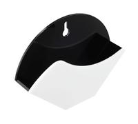 Porta filtro da caffè a cono in acrilico da parete, 18,8 x 13,5 cm, trasparente, a forma di V, per filtri rotondi Aeropress, organizer salvaspazio da cucina (A)