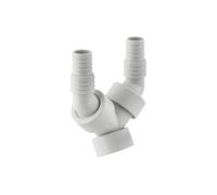 PORTA FLESSIBILE A GOMITO DOPPIO GEBERIT G 1"