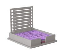 Porta Foglietti Adesivi Da Scrivania Dispenser Contenitore E Stencil Per | Distributore Per Scrivania Da Ufficio, Casa, Scuola, Aula, Cattedra, Camera Dormitorio