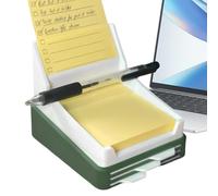 Porta foglietti adesivi - Dispenser di cuscinetti adesivi da 7,6 x 7,6 cm, organizer da scrivania, organizer per studenti scolastici, forniture per appunti per l'organizzazione domestica 'ufficio