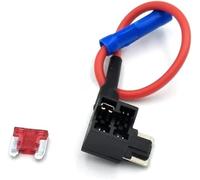 Porta for fusibile for auto da 12 V for piccole dimensioni RUBINETTO Adattatore con micro mini standard ATM Fusibile lama(Mini 10A)