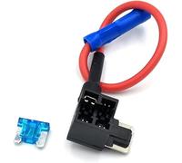 Porta for fusibile for auto da 12 V for piccole dimensioni RUBINETTO Adattatore con micro mini standard ATM Fusibile lama(Mini 15A)