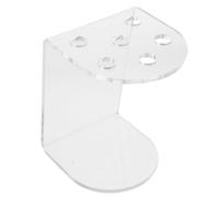 Porta Forbici da Parrucchiere in Acrilico Trasparente da Tavolo | Scomparti, Base Stabile, per Accessori Styling e Salone, Accesso Rapido Agli Utensili