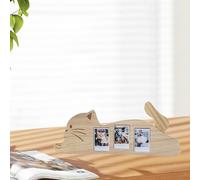 Porta foto a tema gatto, facile da installare, fai da te, in legno, per regali,