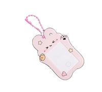 Porta fototessera portachiavi protettivo, custodia protettiva per carte fotografiche, portachiavi, regali per carte d'identità