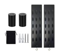 Porta Freccette in Legno - Supporto da Parete per 15 Frecce Con Contenitore, 2 Pezzi, Accessori