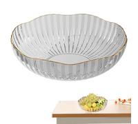 Porta frutta per bancone da cucina - vassoio snack in metallo 30x10 cm, per piatti moderna, supporto per prodotti decorativi, centrotavola (elegante) | (Funzionale) Service Tray