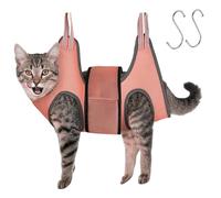 Porta gatti per toelettatura - Borsa da ritenuta per amache per animali da compagnia, comoda elettorina di sostegno | toelettatura amaca con ganci, forniture per la cura degli animali per gatti e