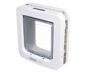 Porta gatto/cane sureflap a 4 funzioni con rilevatore microchip, bianca Trixie