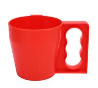 Porta Gelato in Plastica ABS, Isolante Riutilizzabile e Manico Antigelo, Rosso - Conservazione Ottimale, Design Ergonomico, Perfetto per Yogurt e Dolci Surgelati (Rossa)