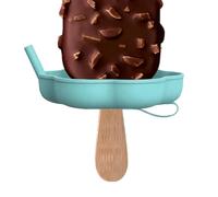 Porta gelato per bambini, sicuro in silicone, antigoccia, per bambini e ragazzi, ideale per le calde giornate estive, dessert, yogurt, viaggi, fatto in casa e all'aperto