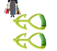 Porta generi alimentari - porta borse per la spesa robusta | Borsa per la spesa robusta Hollder | Reutilizzabile Ergonomic Non Slip Grip 2 Pezzi per le attività di viaggio Luidry Shopping Consegna