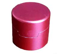 Porta gessetti per stecca da biliardo con custodia magnetica in lega di alluminio che mantiene il gesso al sicuro da umidità e danni durante il gioco (rosso)