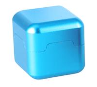 Porta gesso da biliardo quadrato in alluminio per piscina Cue Chalk Case supporto magnetico per accessori snooker, supporto magnetico per granelli facili da usare