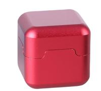 Porta gesso da biliardo quadrato in alluminio per piscina Cue Chalk Case supporto magnetico per accessori snooker, supporto magnetico per granelli facili da usare