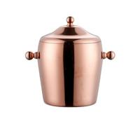Porta Ghiaccio con Manici, color to 2 | Termico, Secchiello per il Ghiaccio con Coperchio, Elegante, Bar, Barman